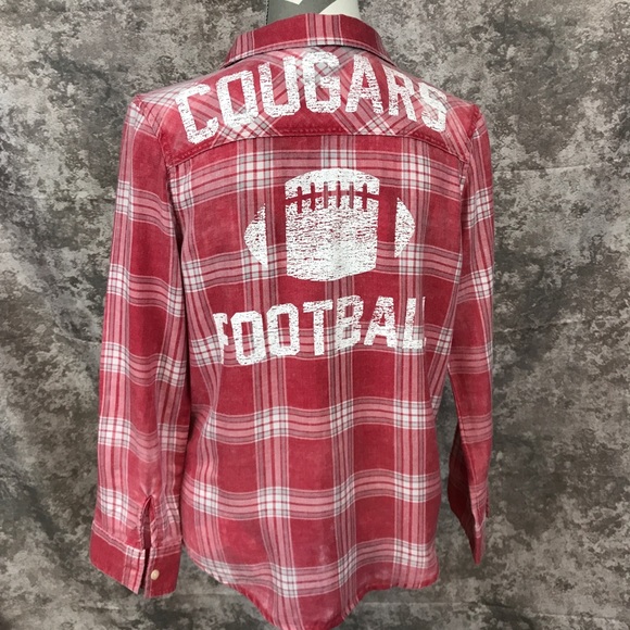 Tops - Ladies S • Flannel Top • Cougar Football